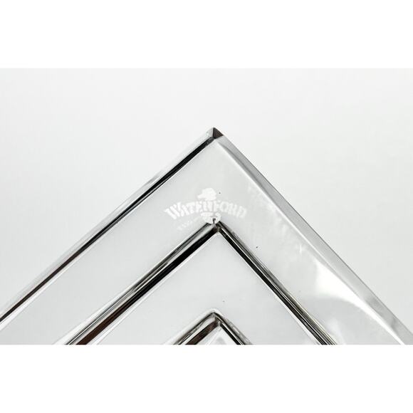 Waterford “Metropolitan” Crystal Pillar Candle Holder 7 1/2” Signed - Picture 6 of 6